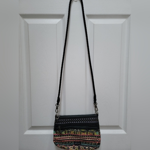 Sakroots Campus Mini Multicolor Artist Circle Crossbody Bag - Picture 3 of 4